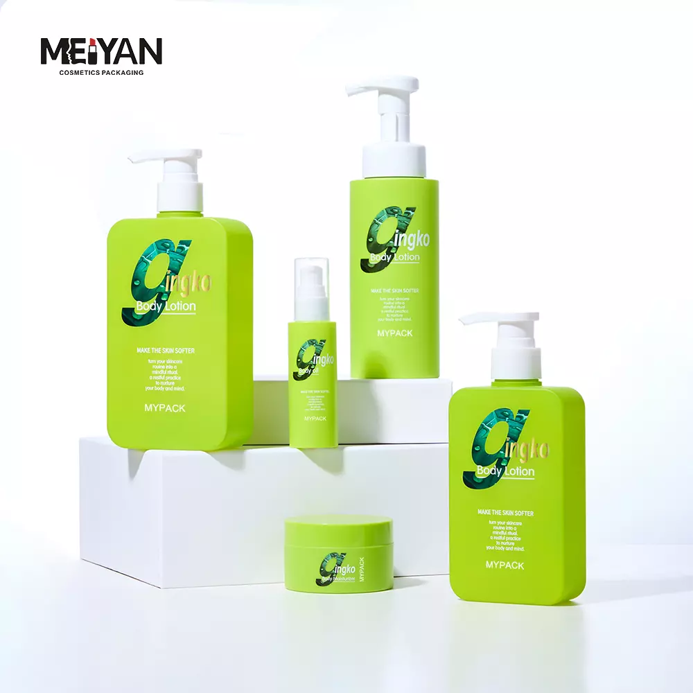 MY PACK green luxury hair care пенящееся мыло в бутылочках-помпах 350 мл и 300 мл квадратные пластиковые бутылки для шампуня и кондиционера