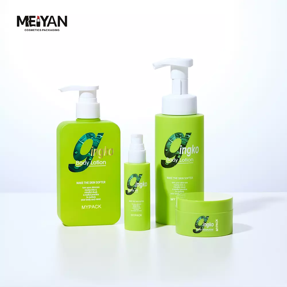 MY PACK green luxury hair care пенящееся мыло в бутылочках-помпах 350 мл и 300 мл квадратные пластиковые бутылки для шампуня и кондиционера